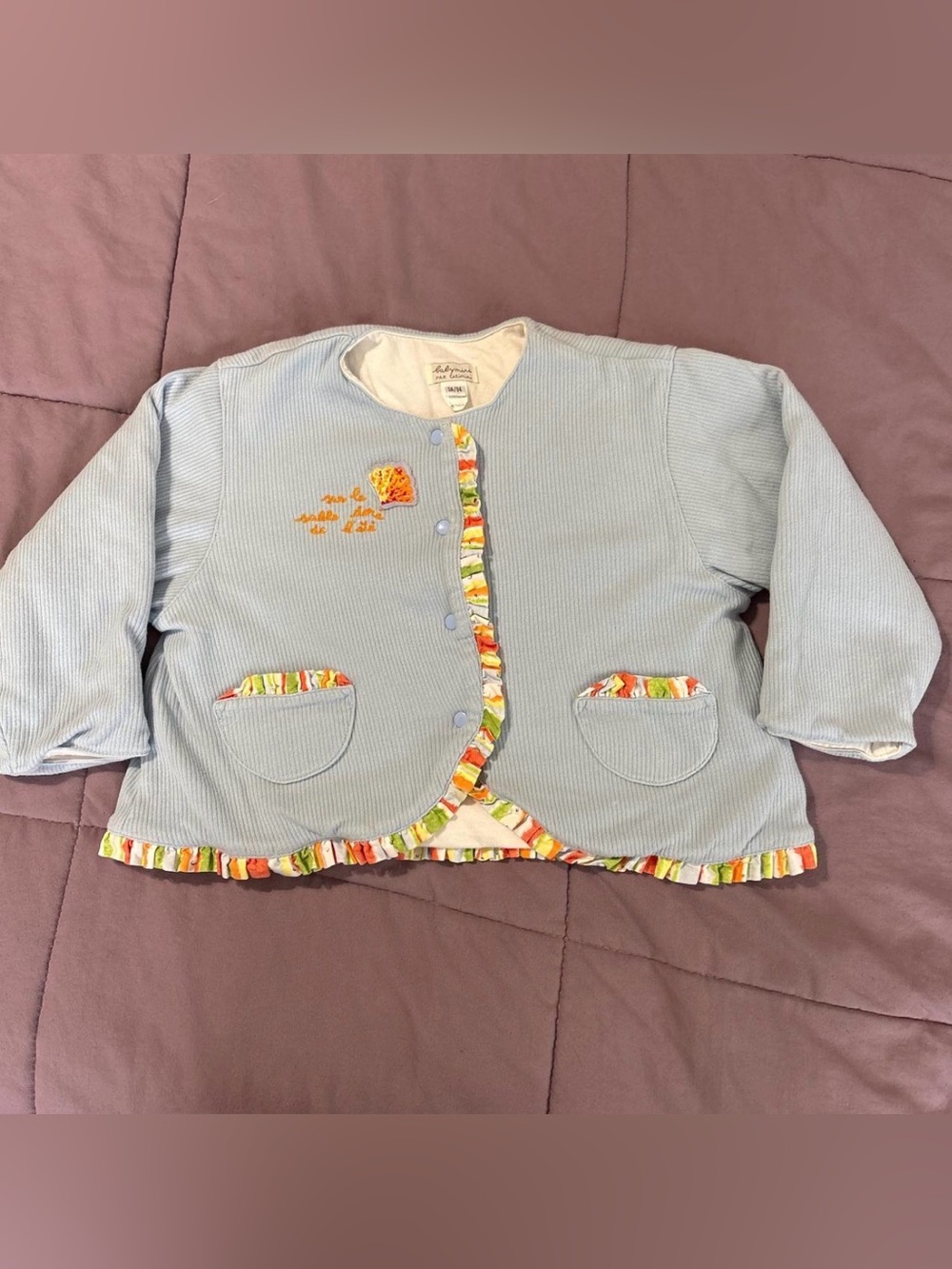 Babymini By Catimini Button-Up Jacket Size 3